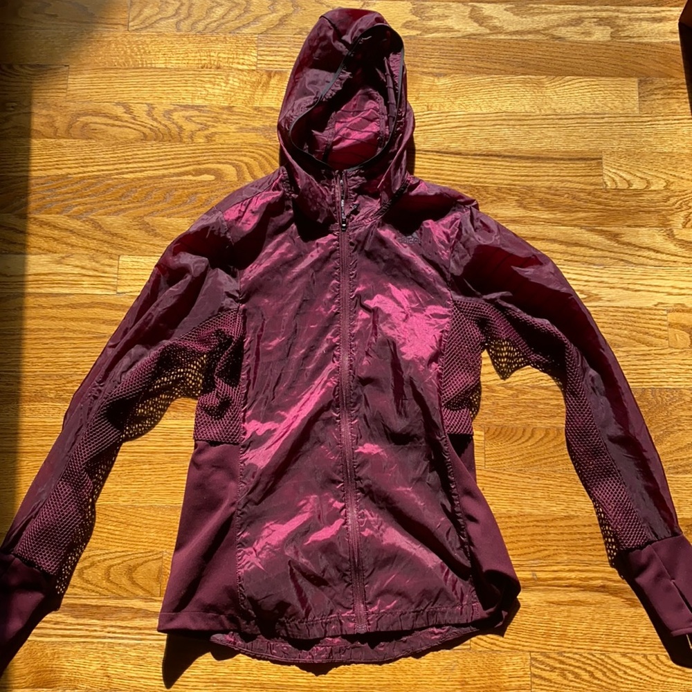 Wine Adidas Running Jacket